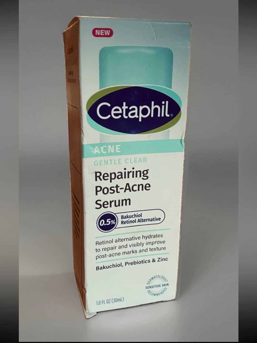 NIB Cetaphil Acne Repairing Post Serum Retinol Probiotics Zinc Bakuchiol
